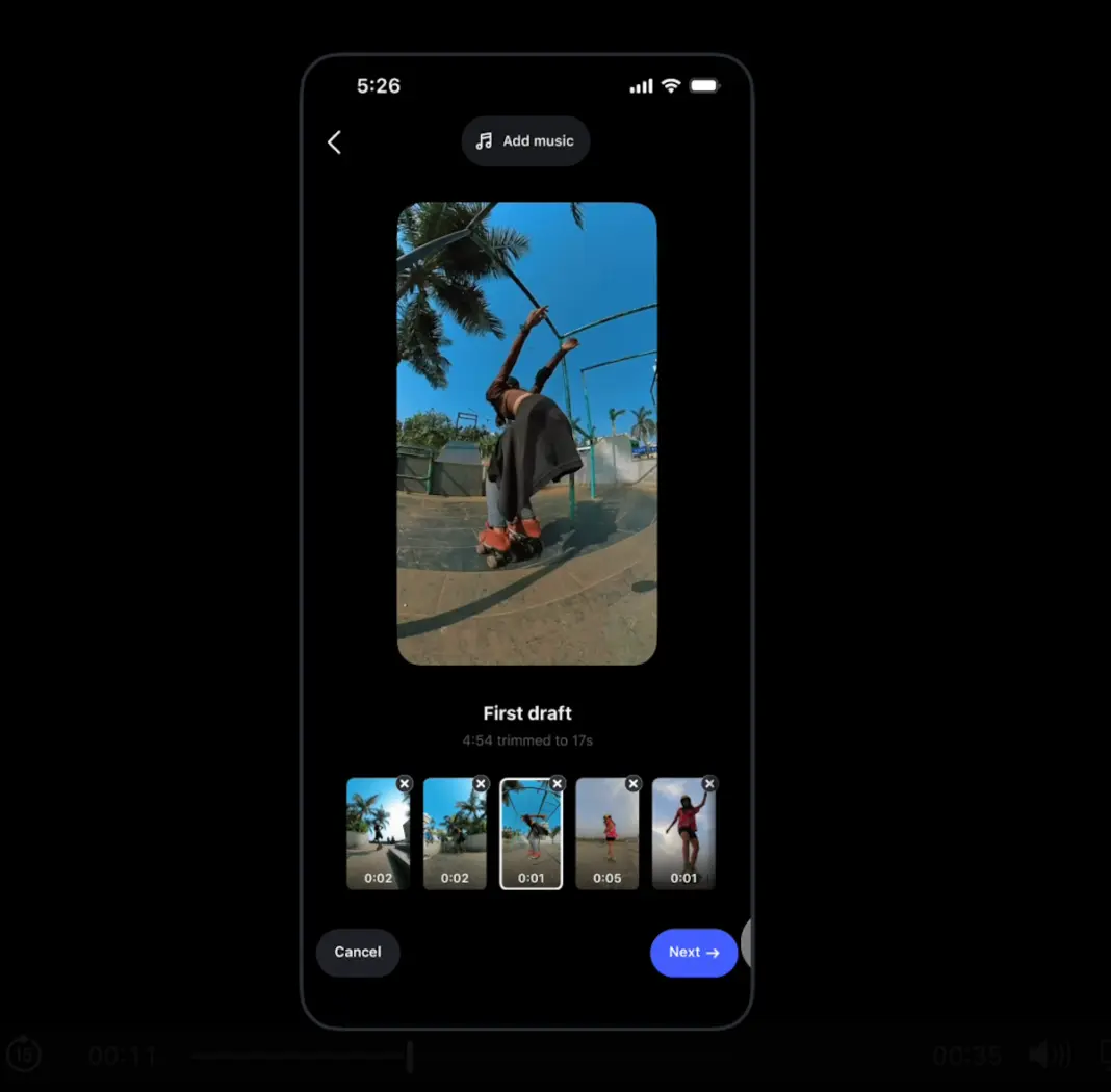 Instagram’s ‘First Draft’ feature aims to make editing Reels less tedious Instagram’s ‘First Draft’ feature aims to make editing Reels less tedious