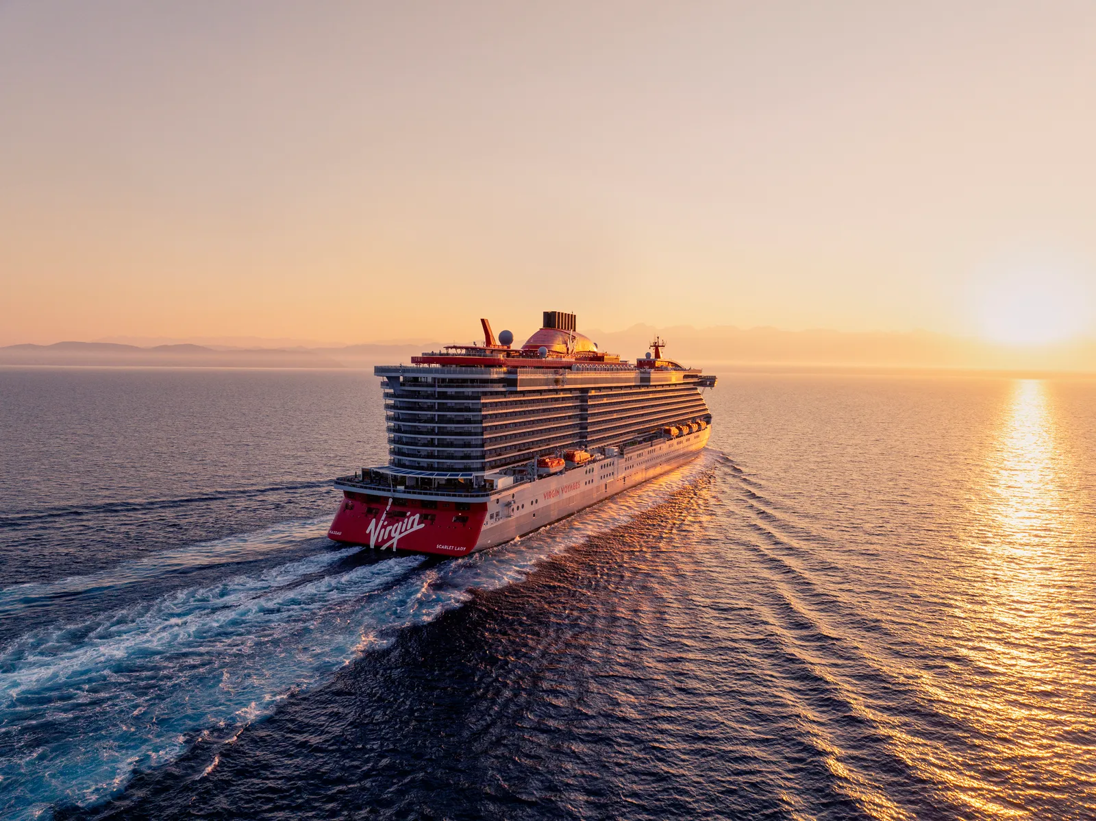 Image may contain Boat Transportation Vehicle Horizon Nature Outdoors Sky Ship and Cruise Ship
