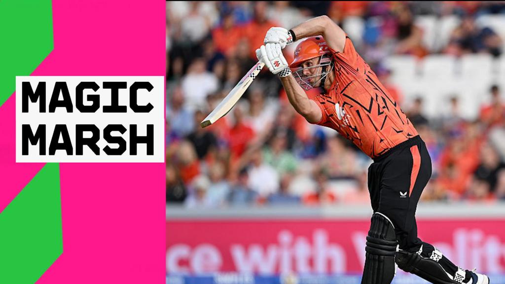 ‘He’s in the mood’ – The best strikes of Marsh’s incredible innings ‘He’s in the mood’ – The best strikes of Marsh’s incredible innings
