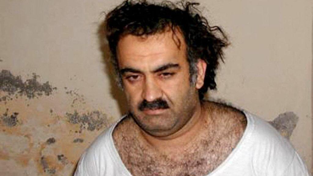 This photo obtained 01 March, 2003, shows, Khalid Sheikh Mohammed, alleged organiser of the September 11, 2001, attacks, shortly after his capture.