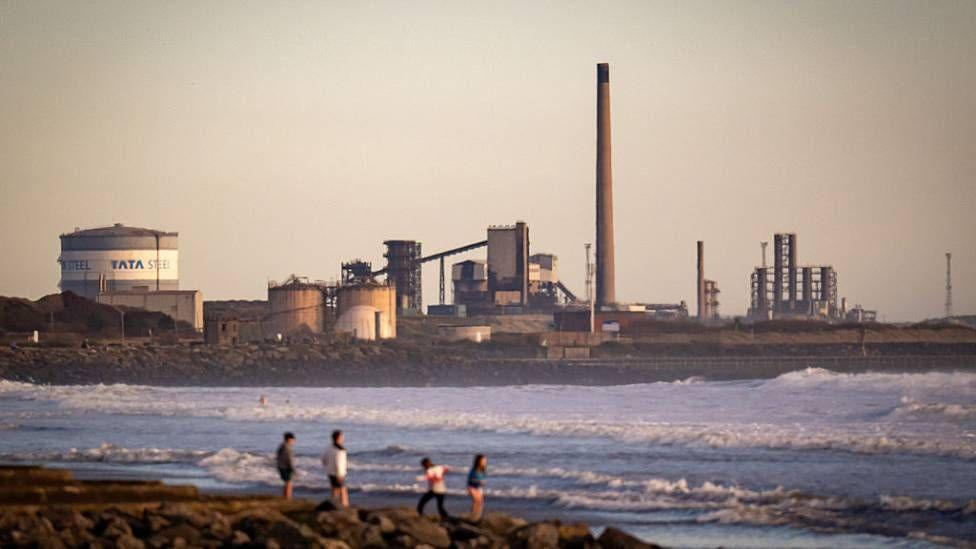 A general view of Port Talbot