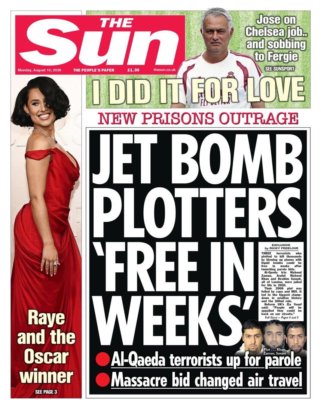 The Papers: ‘New prisons outrage’ and ‘Days of danger’ The Papers: ‘New prisons outrage’ and ‘Days of danger’