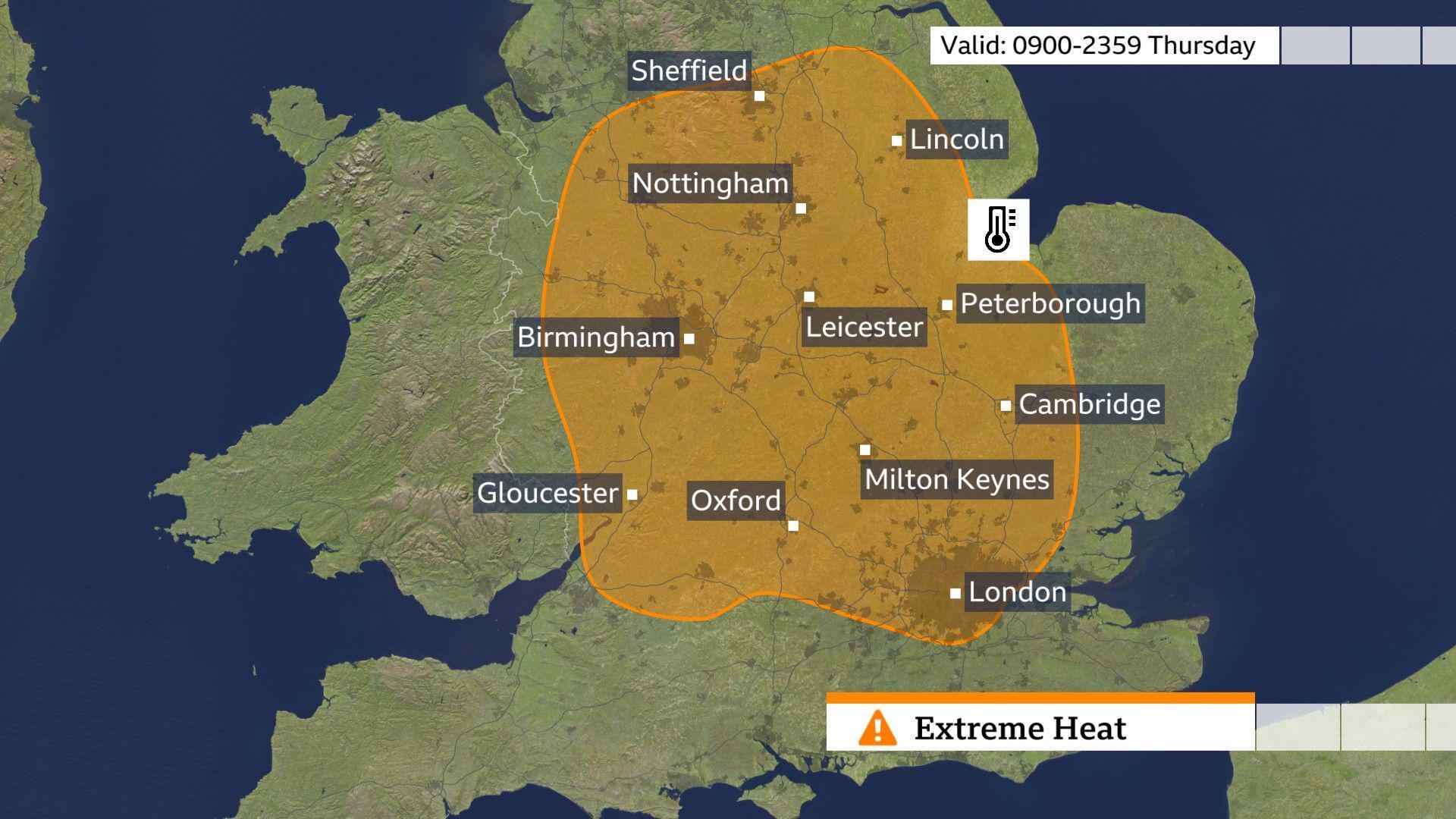 Warning map