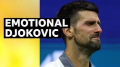 Watch: Djokovic overcome with emotion during US Open loss Watch: Djokovic overcome with emotion during US Open loss