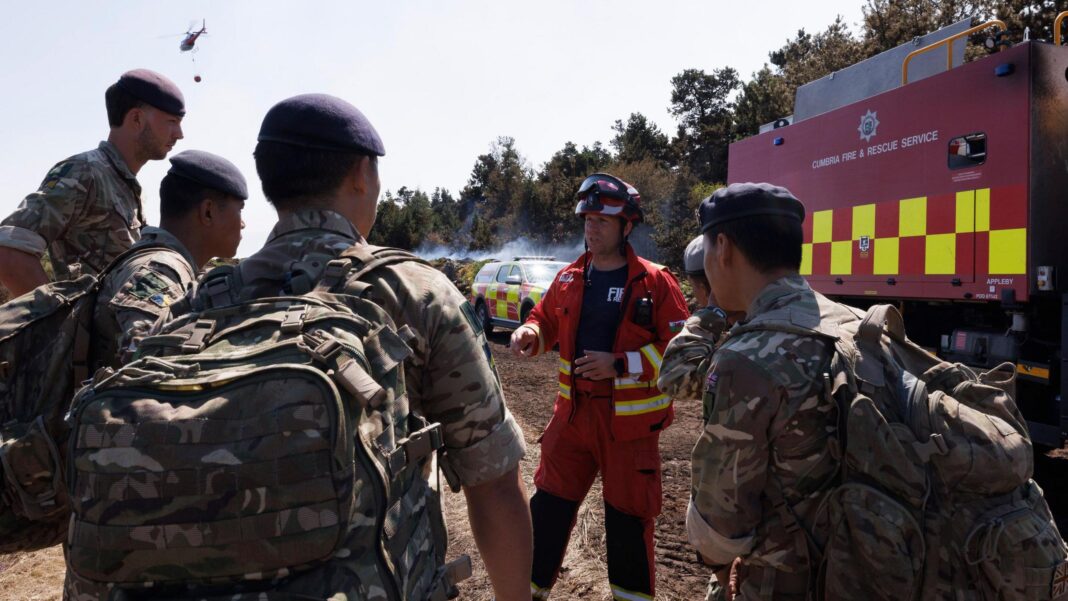 Soldiers praised for ‘phenomenal job’ helping crews tackle wildfires Soldiers praised for ‘phenomenal job’ helping crews tackle wildfires