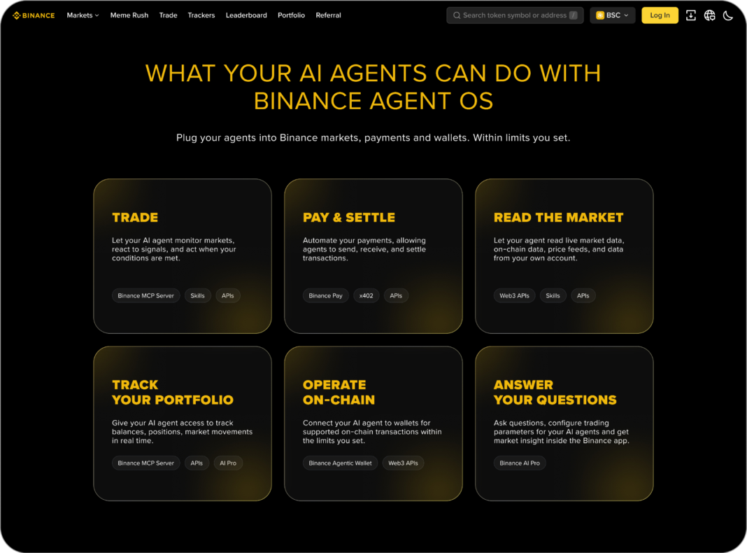 Binance now lets AI agents trade, but keeping them in check is largely up to users Binance now lets AI agents trade, but keeping them in check is largely up to users