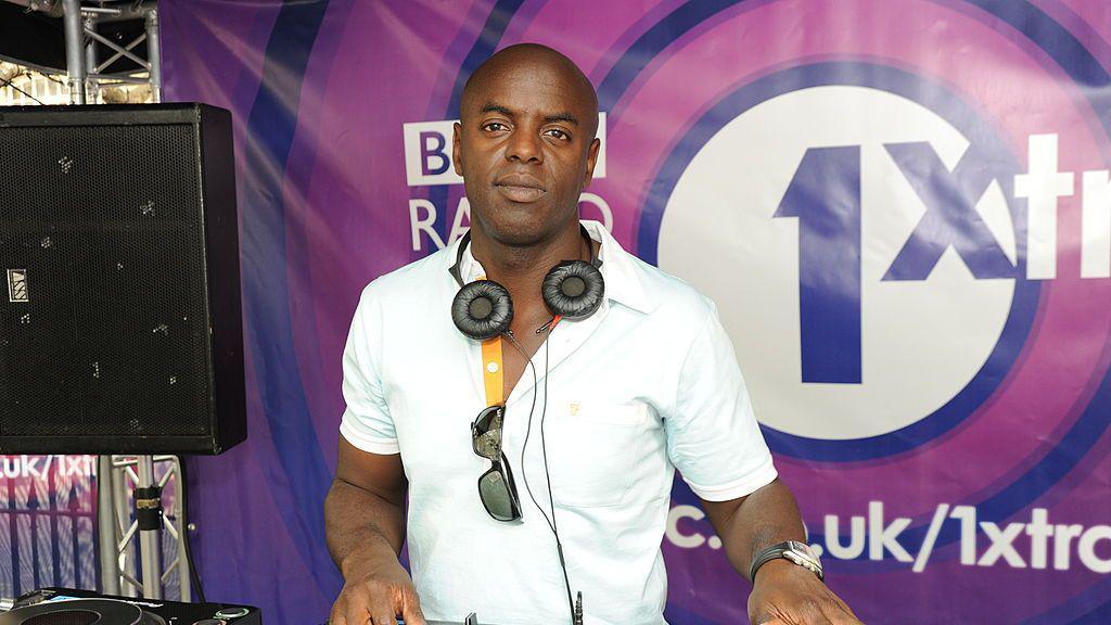 Trevor Nelson performs as part of BBC Radio 1Xtra's DJ Relay Marathon World Record attempt at Vibe Bar on June 5, 2010 in London, England
