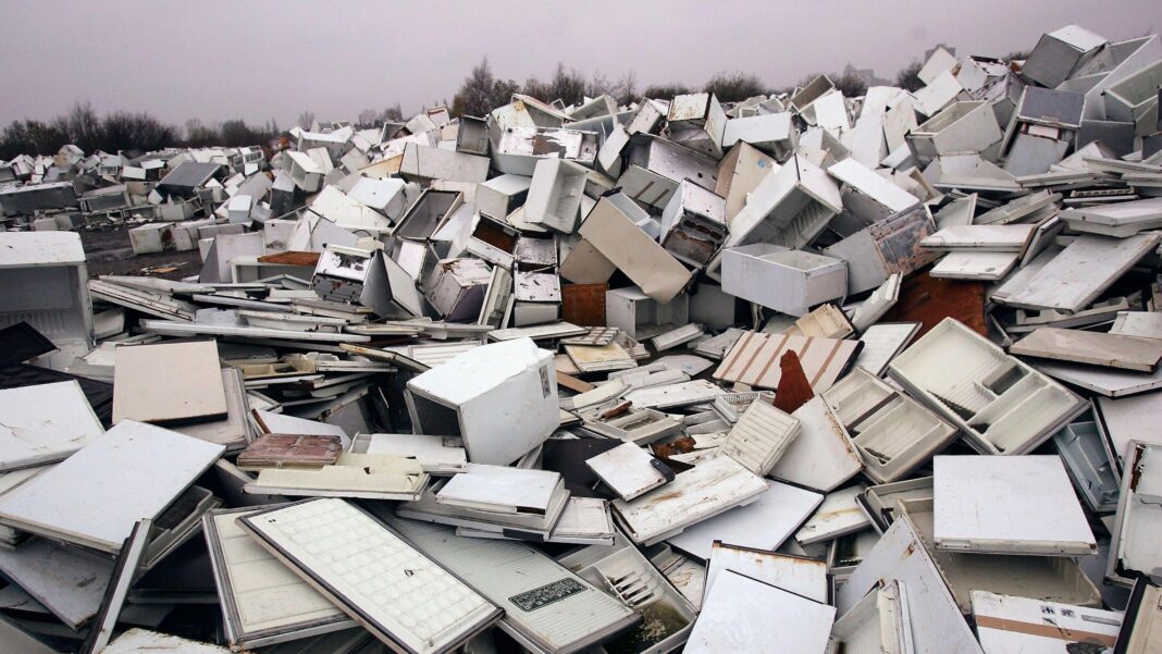Mountain of broken fridges growing across England and Wales Mountain of broken fridges growing across England and Wales