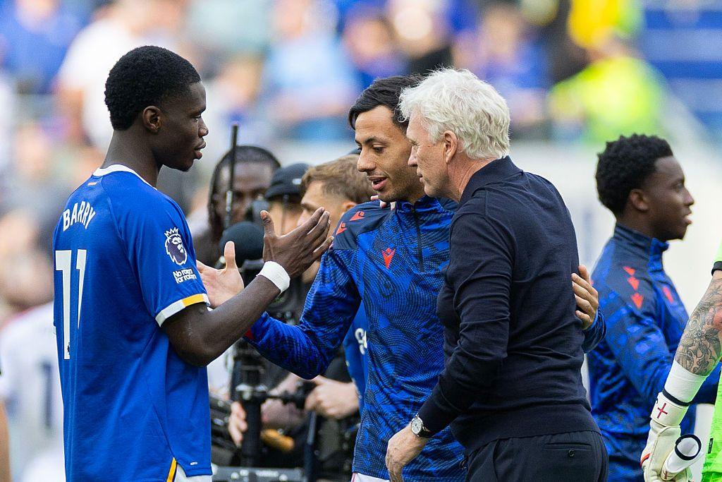 Barry and Moyes after Saturday's win against Crystal Palace