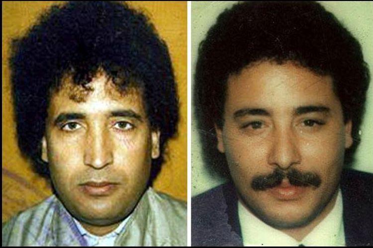 Al Amin Khalifah Fhimah (right) and Abdulbasset Al Megrahi