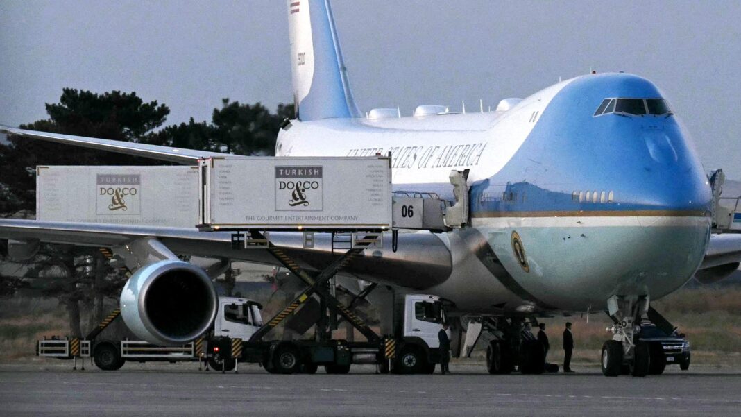 Trump hid in catering truck in secret plane swap over Iran threat, reports say Trump hid in catering truck in secret plane swap over Iran threat, reports say