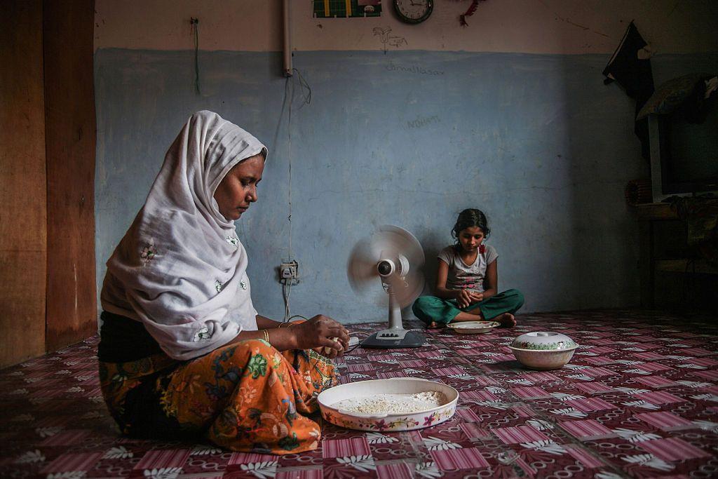 A rohingya woman in Klang, Malaysia