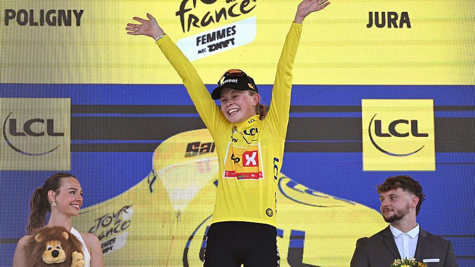 Sigrid Haugset at the Tour de France Femmes