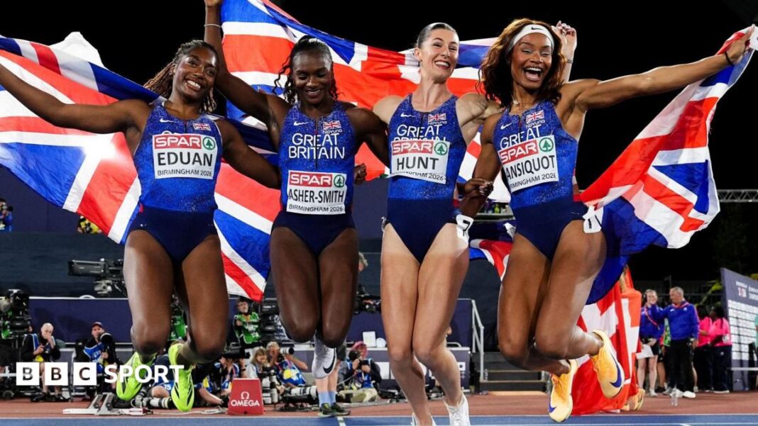 Hunt wins third gold as Asher-Smith makes history Hunt wins third gold as Asher-Smith makes history