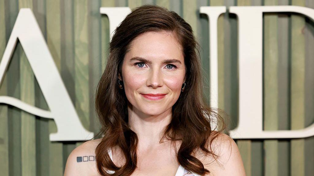 Amanda Knox at the premiere for Hulu's 'The Twisted Tale Of Amanda Knox' in New York
