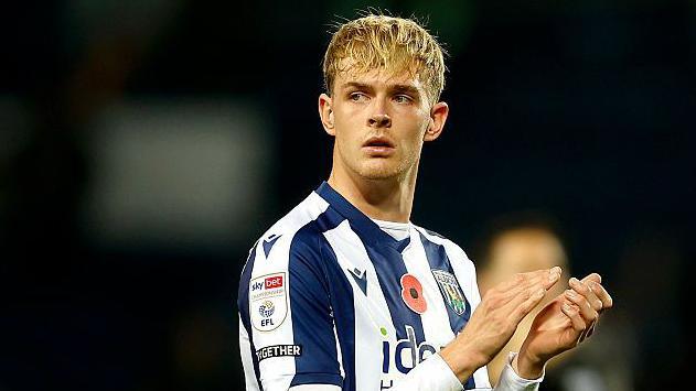 Toby Collyer playing for West Brom