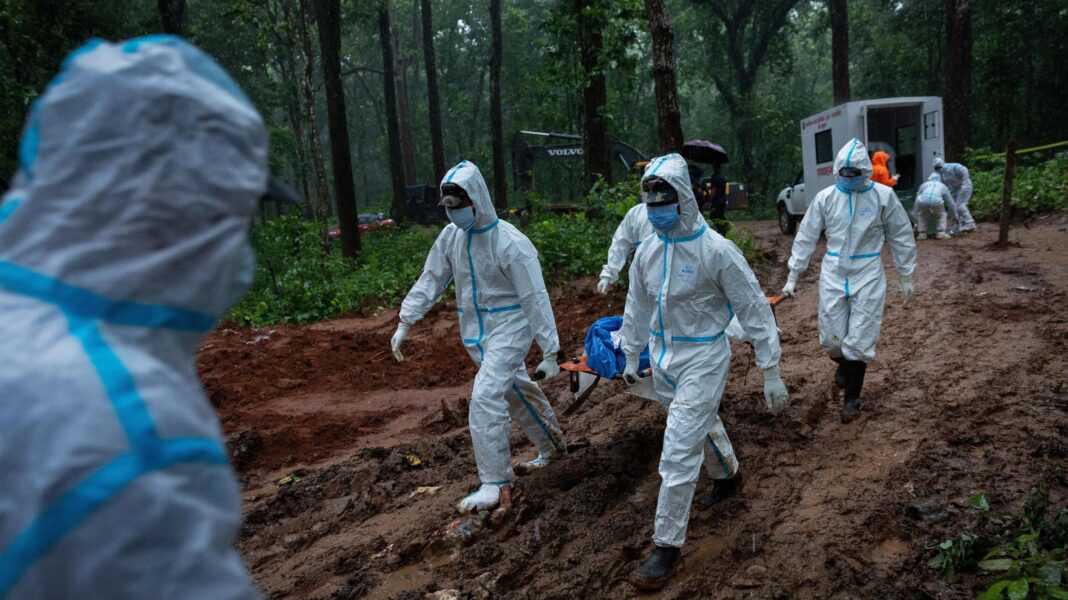 Nepal rescuers blast hillside in search of hydropower workers as families wait anxiously Nepal rescuers blast hillside in search of hydropower workers as families wait anxiously
