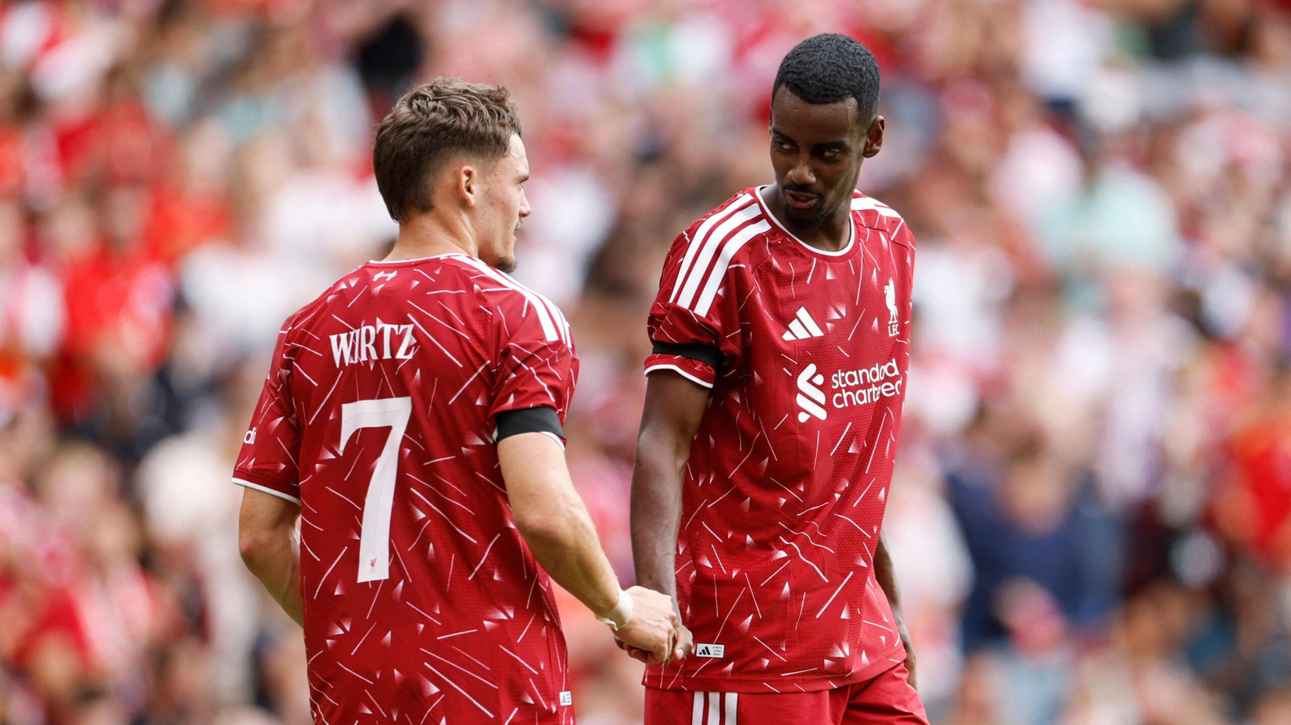 Alexander Isak and Florian Wirtz