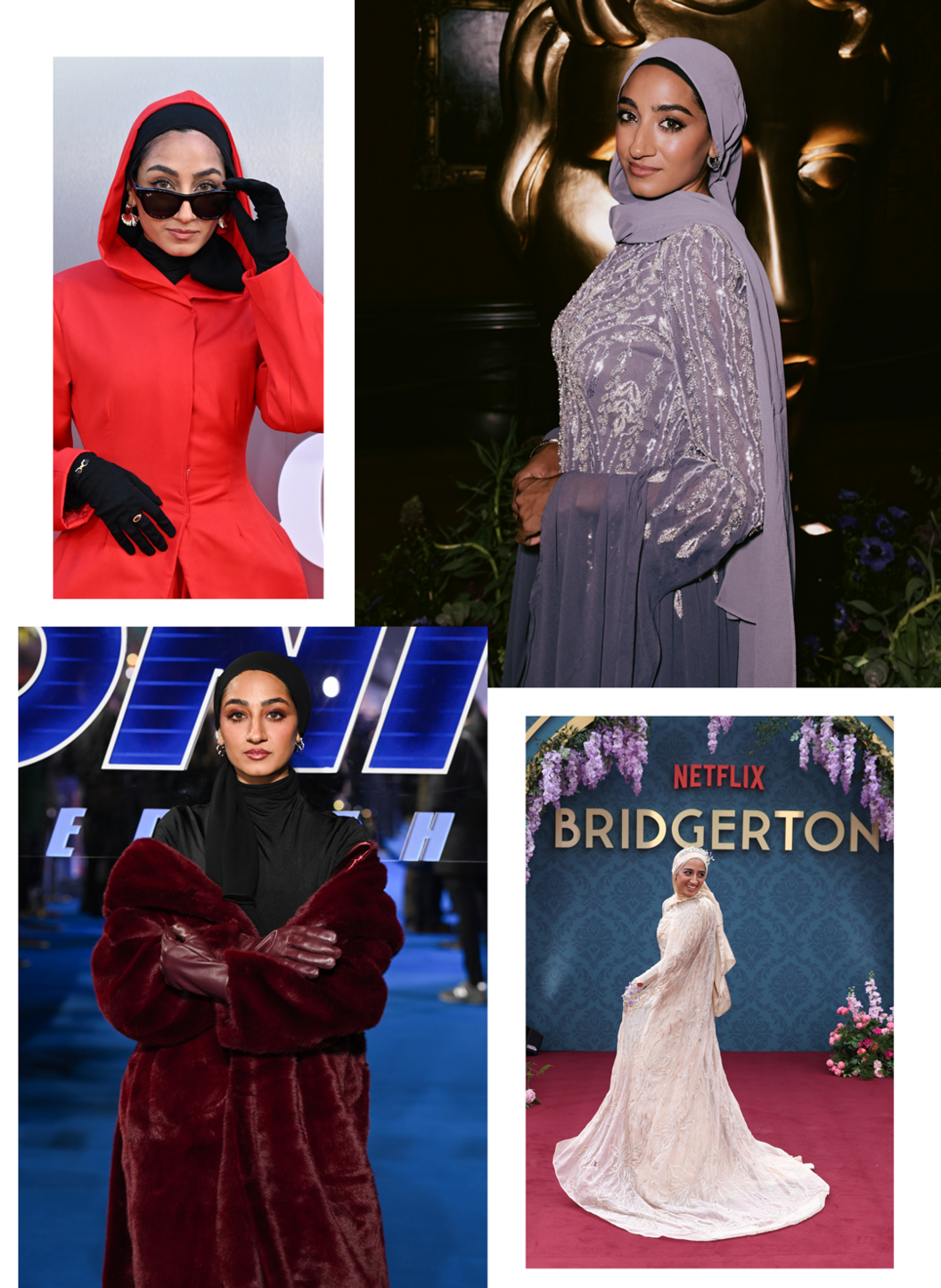 Zainab Jiwa attends the European Premiere of 20th Century Studios' 'The Devil Wears Prada 2, Nominees' Party for the EE BAFTA Film Awards , Bridgerton Season 3 and Sonic The Hedgehog 3