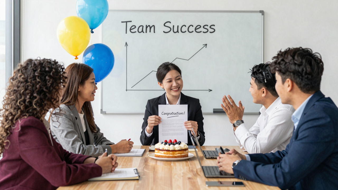 Example 1: Celebrating Milestones to Boost Employee Motivation