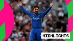 Five-star Rashid leads MI London to victory over Super Giants Five-star Rashid leads MI London to victory over Super Giants