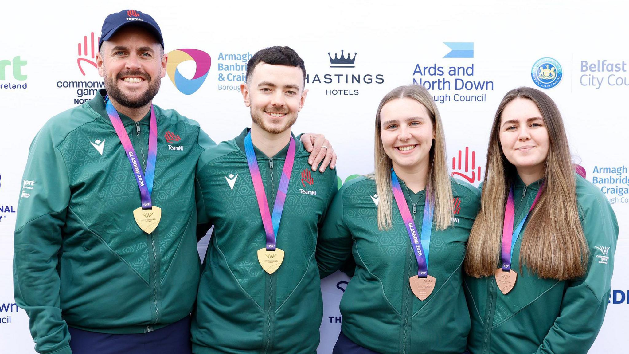Gary Kelly, Adam McKeown, Chloe Wilson and Shauna O'Neill all won Commonwealth medals in Glasgow