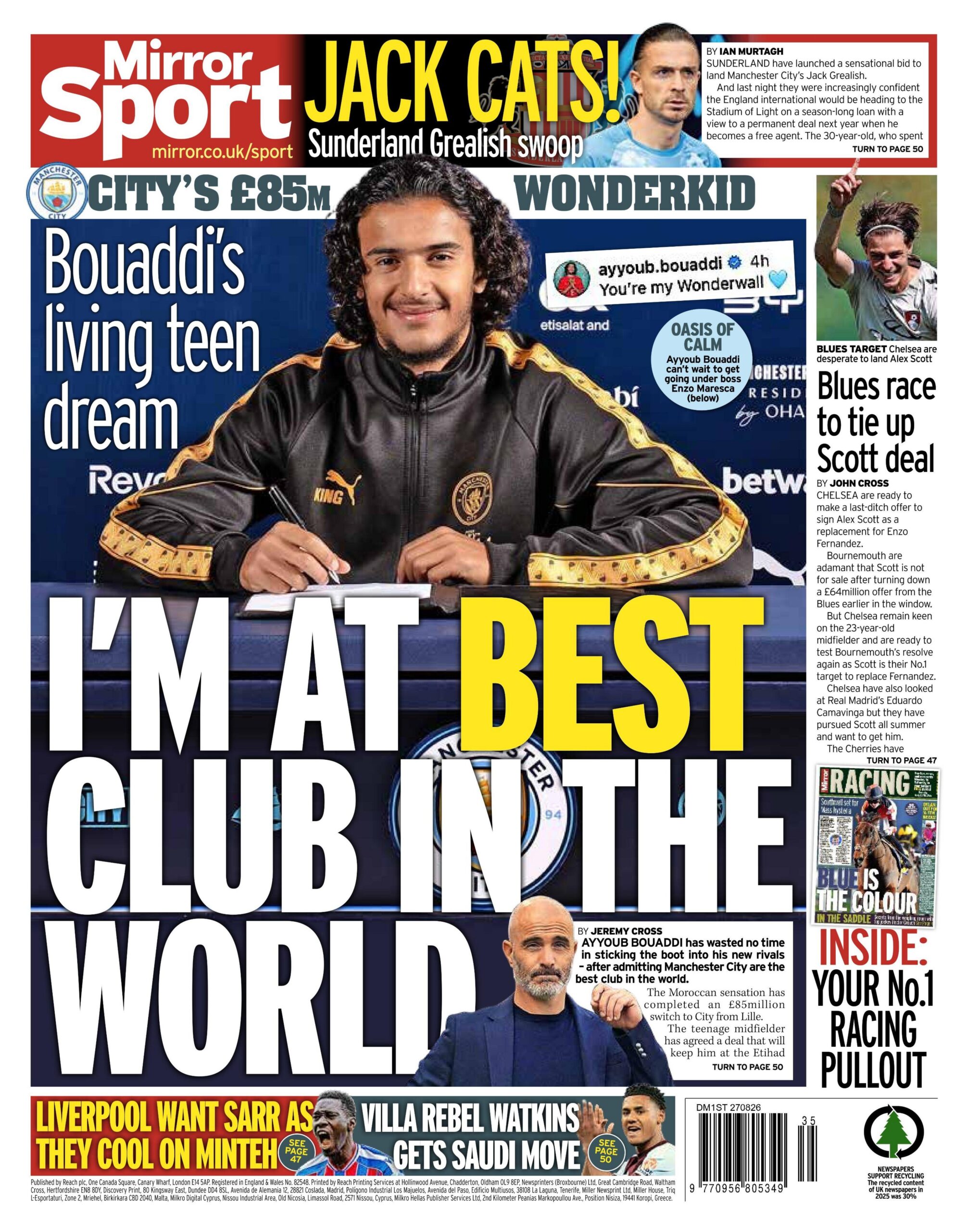 Mirror back page