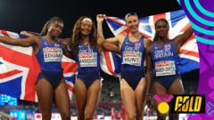 ‘Absolutely miles ahead!’ GB women win brilliant relay gold ‘Absolutely miles ahead!’ GB women win brilliant relay gold