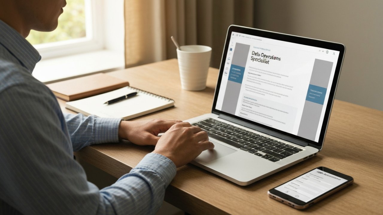 How to Apply for Data Operations Jobs?