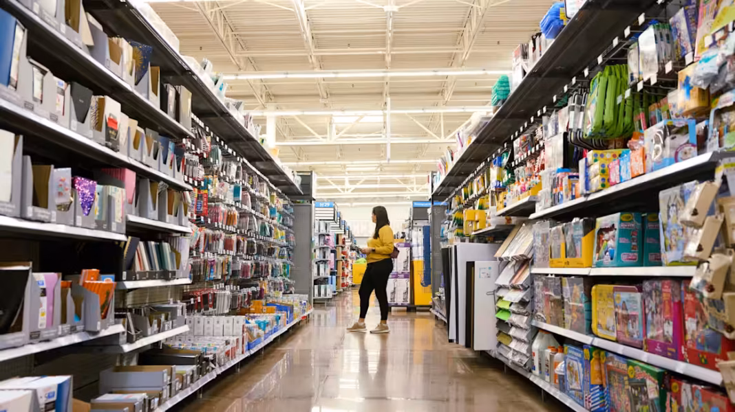 Walmart shares tumble as sales growth slows to six-year low Walmart shares tumble as sales growth slows to six-year low