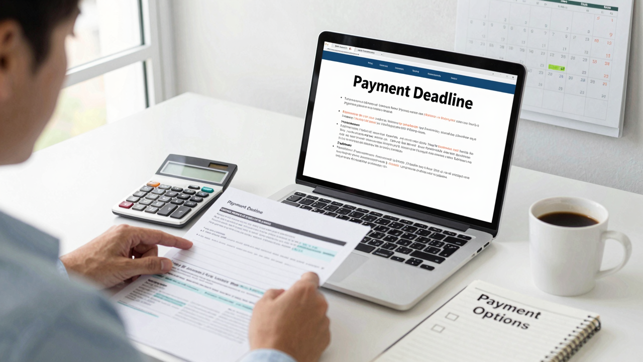 Payment Deadlines and Options