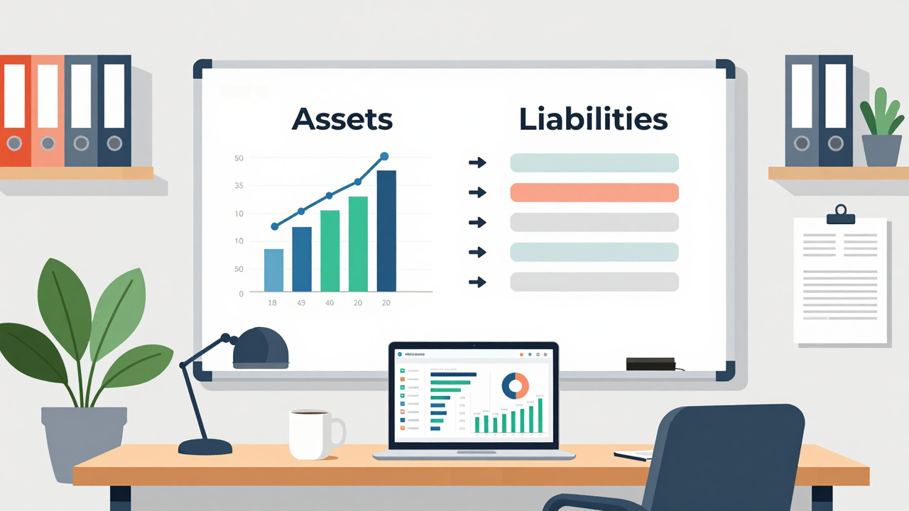 Practical Example of an Assets Liabilities Chart