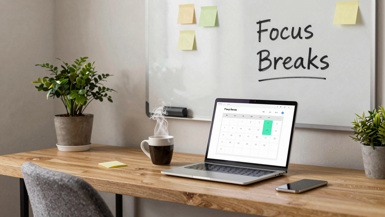 Schedule Breaks for Better Focus