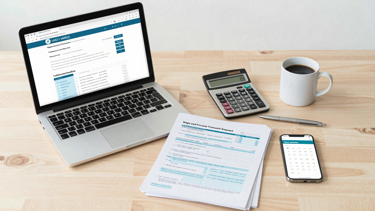 Steps to Obtain Wage and Income Transcripts