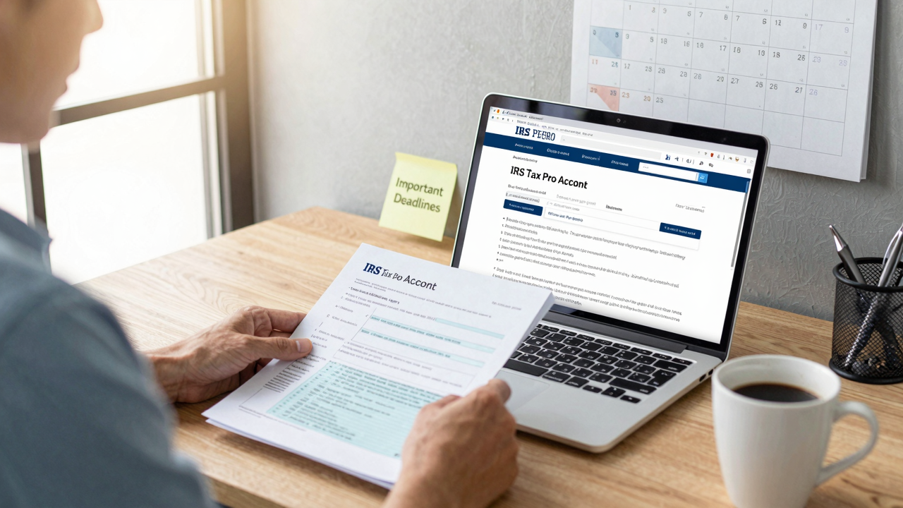 Utilizing the IRS Tax Pro Account