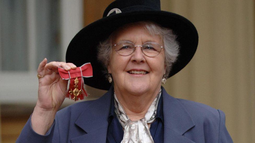 File photo dated 06/12/05 of actress Stephanie Cole after she collected her OBE from Britain's Queen Elizabeth II during an investiture ceremony at Buckingham Palace London.