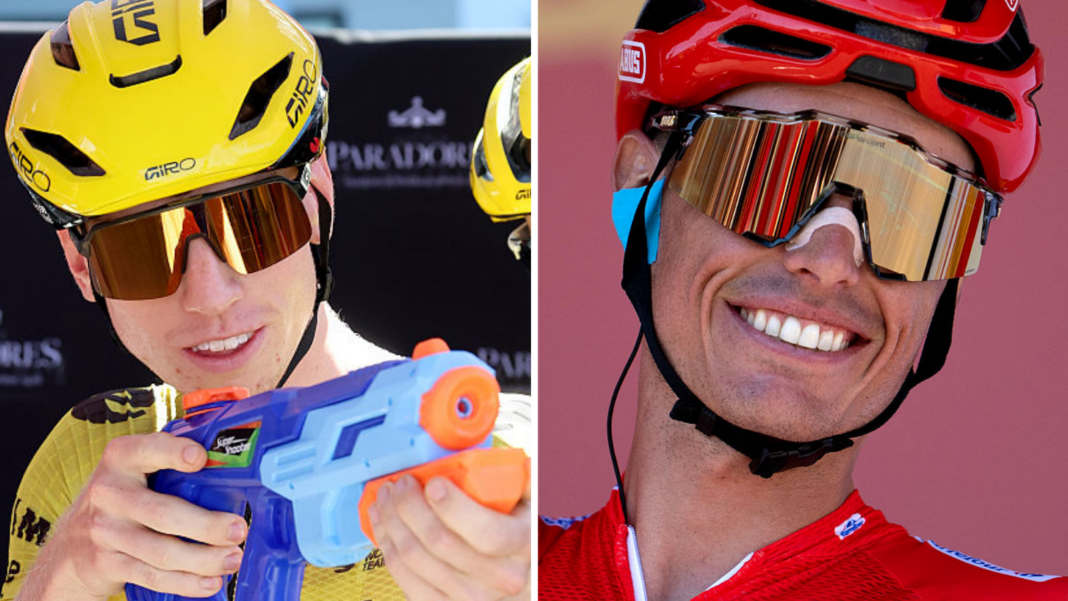 Brennan misses record as Mas clinches Vuelta crown A split picture of Matthew Brennan and Enric Mas