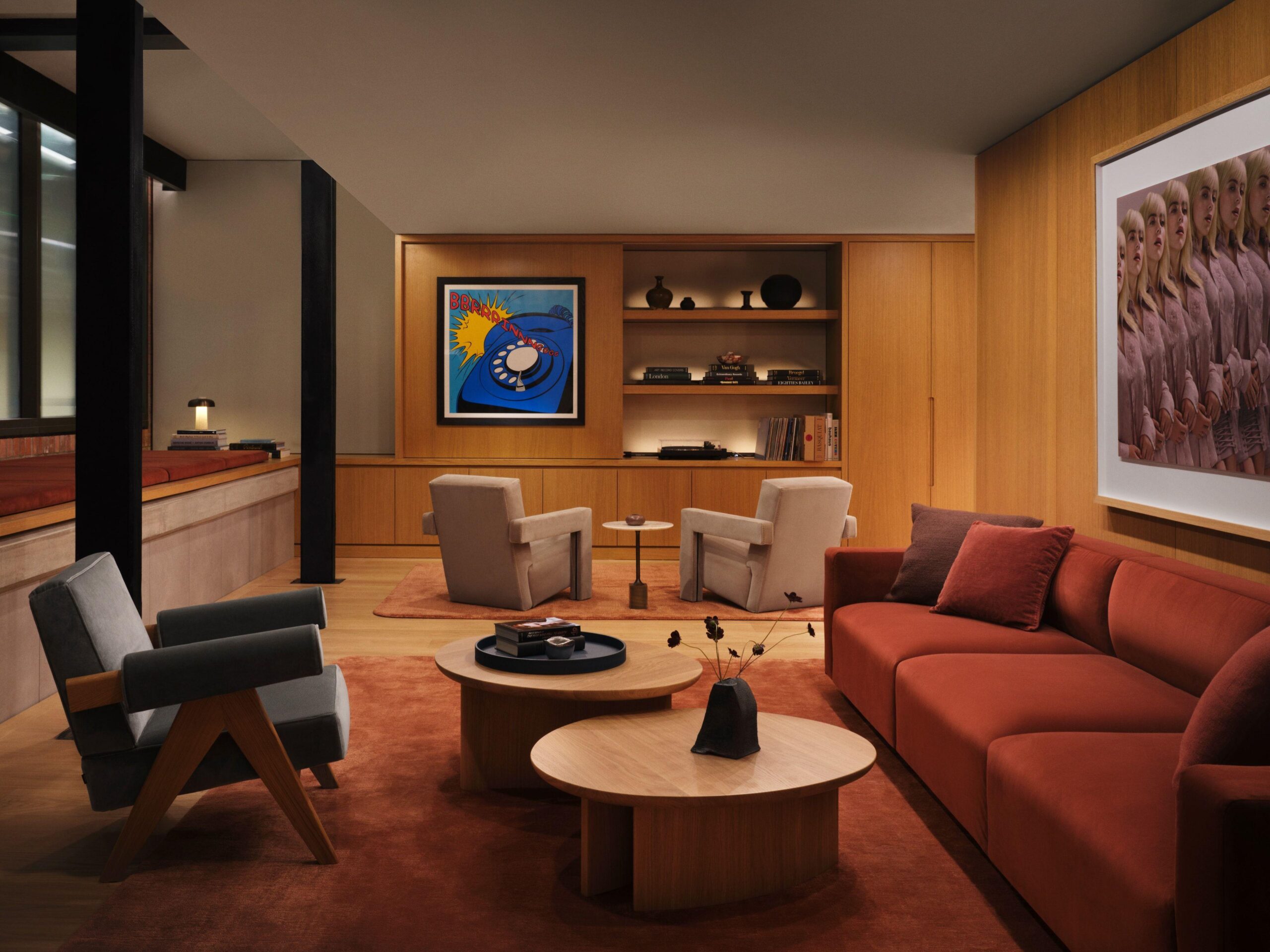 A green room at the new Apple Music venue in London