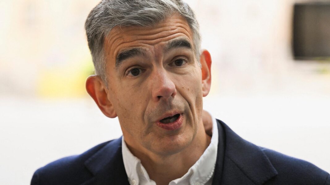 Some BBC channels and radio stations ‘may well’ have to close, director general says A close up of Matt Brittin on arrival at BBC HQ in London, wearing a white shirt and a dark suit jacket