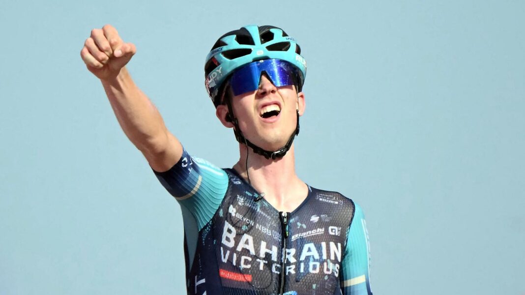 Mas extends lead as Omrzel wins Vuelta stage 12 Jakob Omrzel celebrates victory