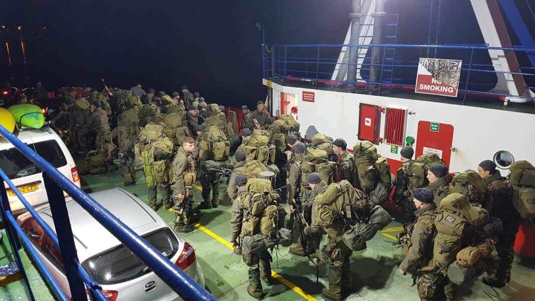 Watch: ‘Ship buster’ missiles sink old US warship in live fire training off Scotland Soldiers on the Corran Ferry