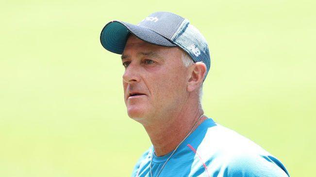 Former England international Graham Thorpe pictured during training