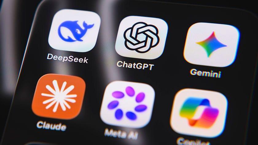 A selection of AI apps on a phone