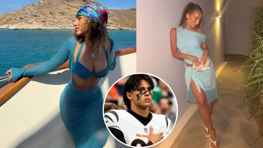 Gia Duddy rushes to hug Titans entity following US touchdown after choosing Greece trip over Bengals WR BF Andrei Iosivas’s first 2 games Gia Duddy rushes to hug Titans entity following US touchdown after choosing Greece trip over Bengals WR BF Andrei Iosivas’s first 2 games