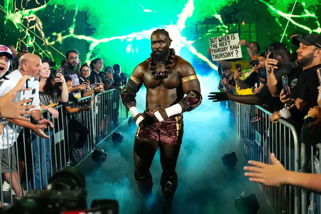 Watch: Oba Femi legitimately furious at The Vision member over WWE RAW spot; footage emerges Watch: Oba Femi legitimately furious at The Vision member over WWE RAW spot; footage emerges