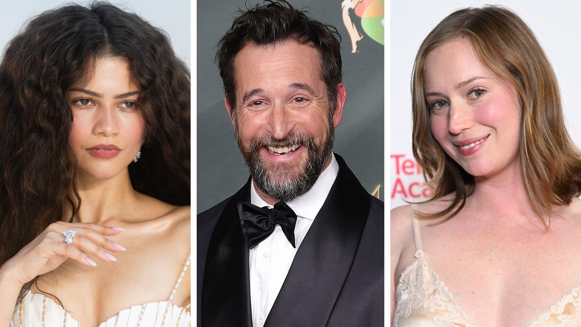 Composite image of Zendaya, Noah Wyle and Hannah Einbinder
