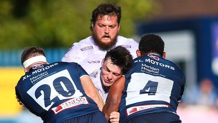 Action from Coventry Cornish Pirates v Cornish Pirates