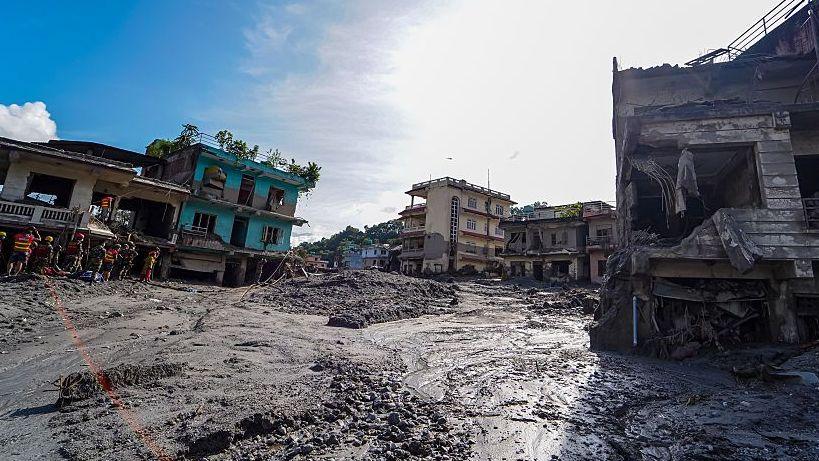 Nepal cracks down on online abuse of flood survivors Floodwaters cover low-lying areas and settlements near the Bhotekoshi River in Nuwakot, Nepal