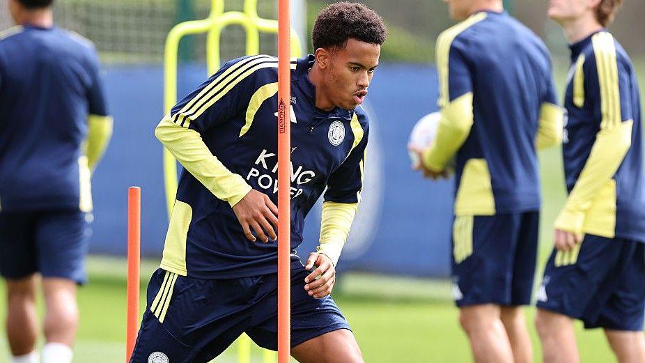 Leicester City midfielder Louis Page