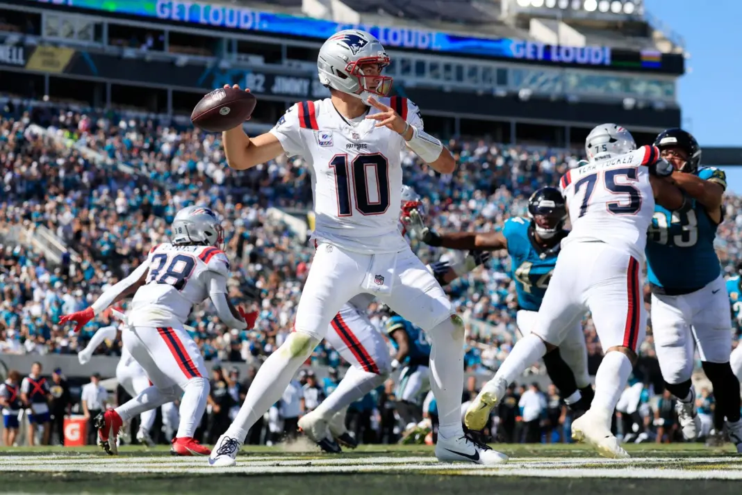 “Hand’s hovering over panic button”: Adam Schefter gives clear verdict on Drake Maye amid Patriots QB’s continued struggles “Hand’s hovering over panic button”: Adam Schefter gives clear verdict on Drake Maye amid Patriots QB’s continued struggles